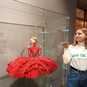 Сегодня студенты группы ПРУМ-21 посетили квиз - экскурсию по выставке коллекционных авторских кукол бурятских художников и мастеров семьи Намдаковых 